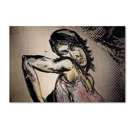 Yale Gurney 'Elbow Up Pop Art' Canvas Art,12x19